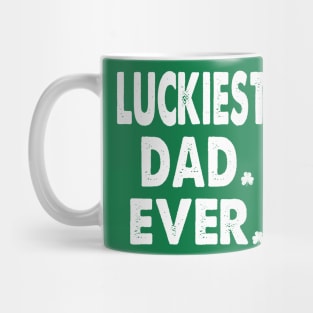 st patricks day luckiest dad ever Mug